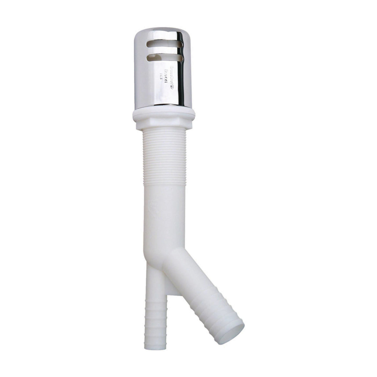 BrassCraft® BC9441 Dishwasher Air Gap With Cap, 5/8 in OD Inlet x 7/8 in OD Outlet Dia Mounting Hole, Plastic, Import