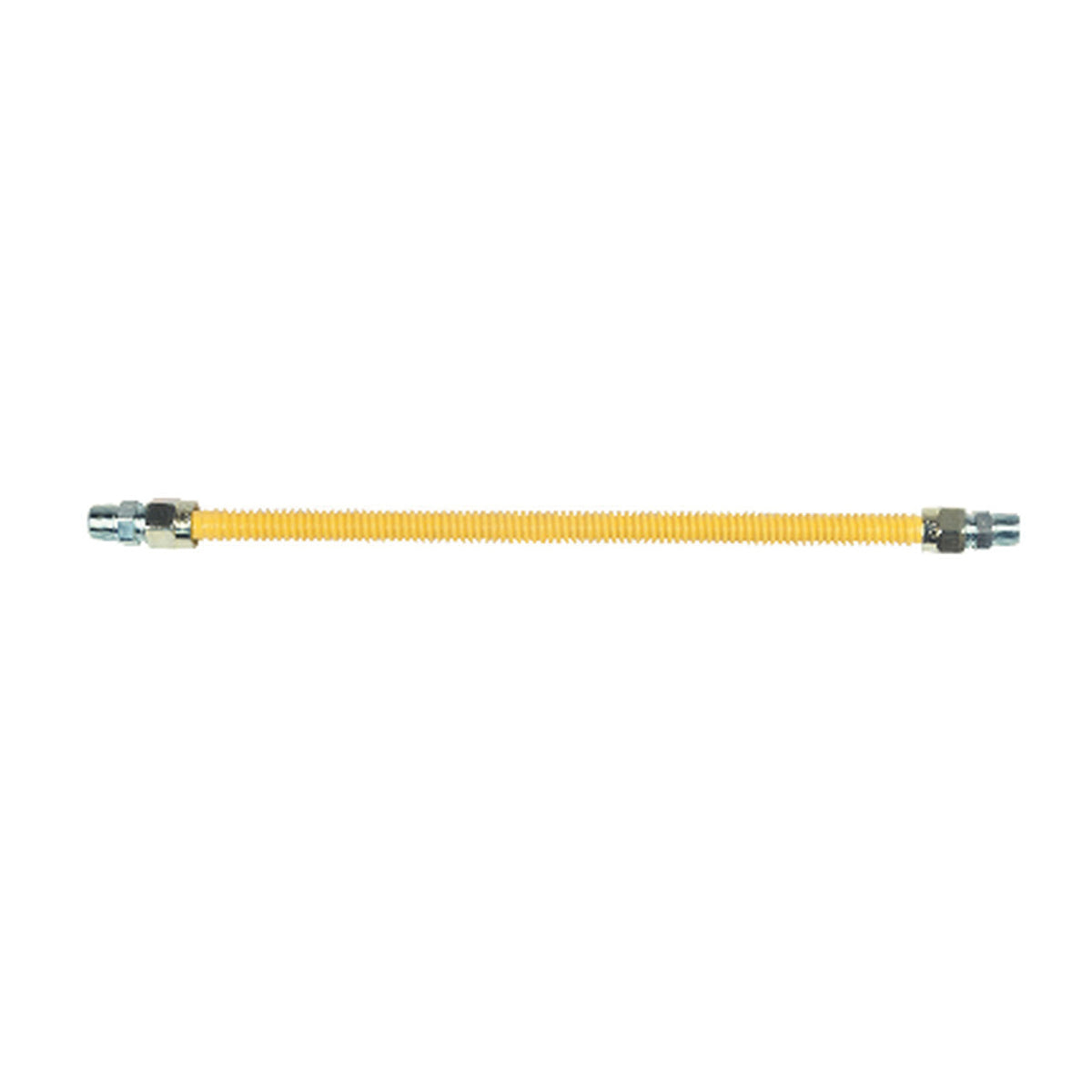 CSSD77 - 3/8" Procoat Gas Connector - Stainless Steel - MNPT