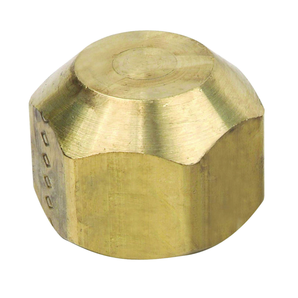 M40 - 5/8" Tube Cap - Brass - Flare