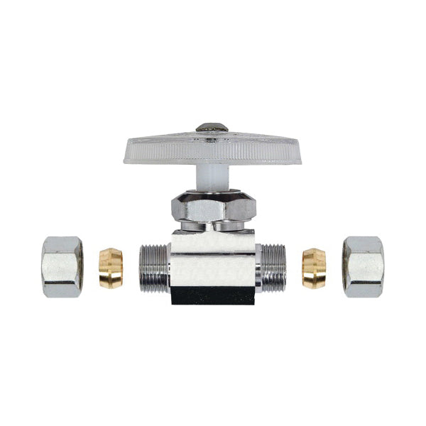 1/4 x 3/8" Multi-Turn Water Supply Stop - Brass