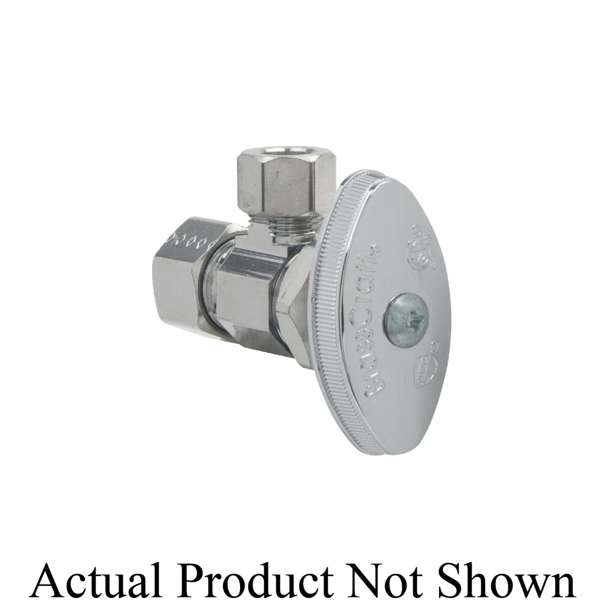 BrassCraft® OCR1BX C1 Water Supply Stop, 3/8 in Nominal, Polished Chrome