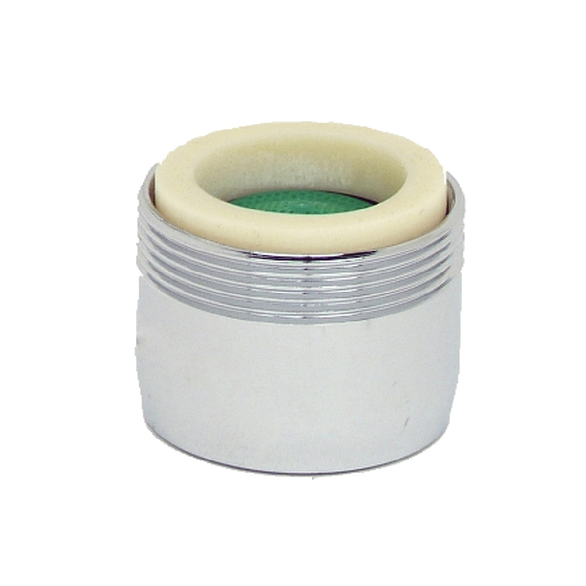 BrassCraft® SF0326 Slotless Faucet Aerator, 15/16-27 x 55/64-27 Thread, FNPT x MNPT Thread, 1.5 gpm Flow Rate, Non-Aerated Laminar Stream, Brass, Polished Chrome, Import
