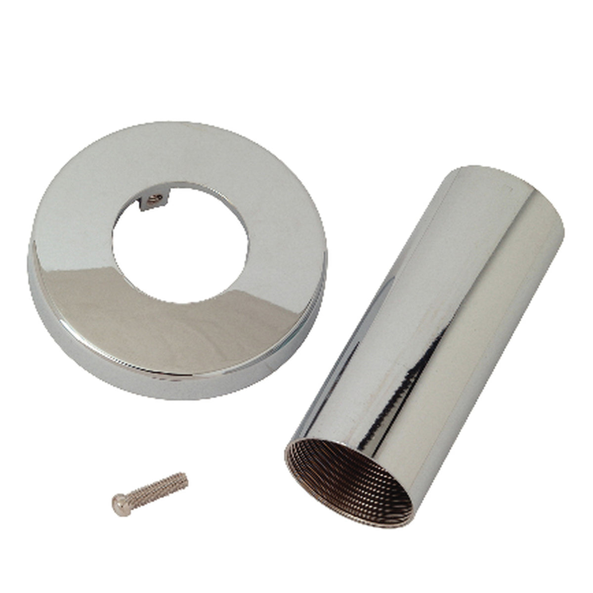 Faucet Escutcheon Set - Polished Chrome - Zinc