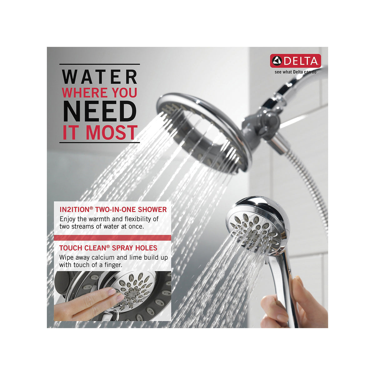 Brizo® 58065 2-in-1 Hand Shower