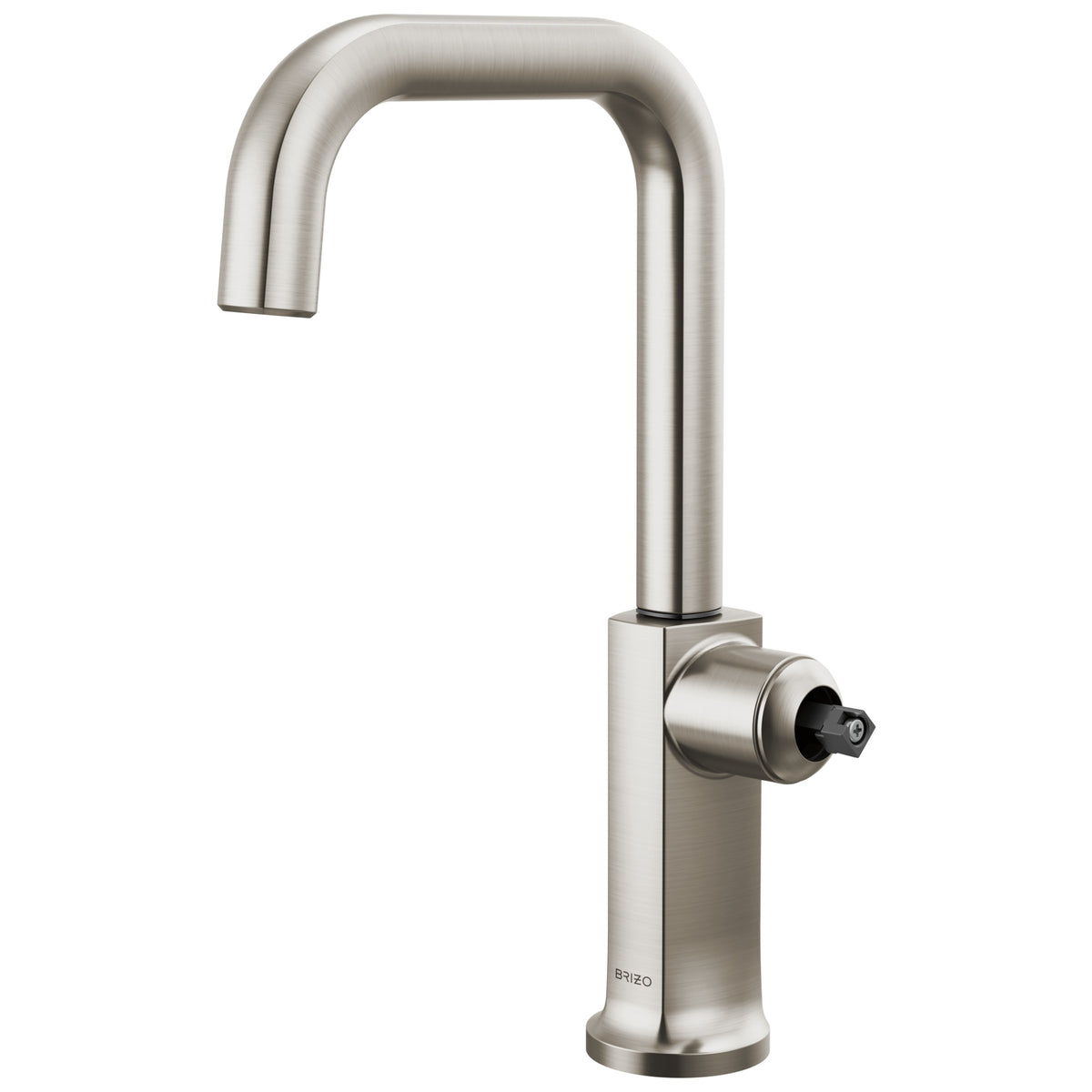Brizo® 61007LF-SSLHP-L Standard Bar Faucet with Square Spout, Kintsu®, Stainless, 1 Handle, 1.8 gpm