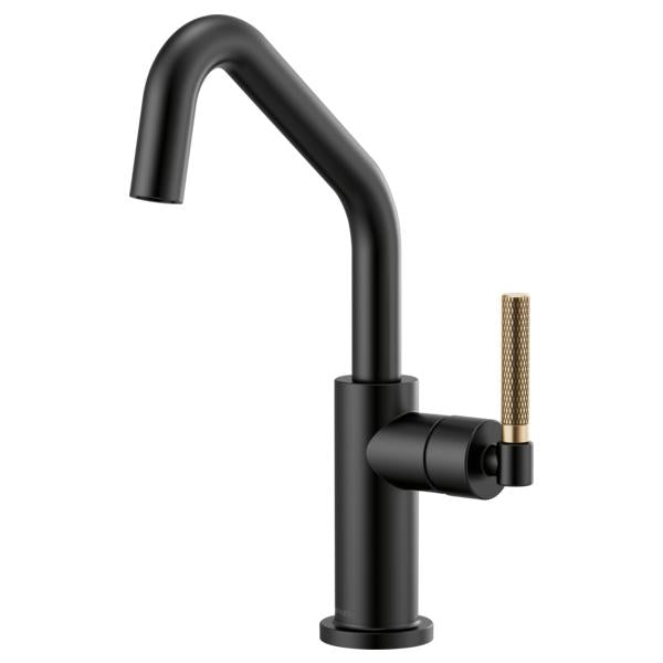 Brizo® 61063LF-BLGL Bar Faucet, Litze™, Matte Black/luxe Gold, 1 Handle, 1.8 gpm