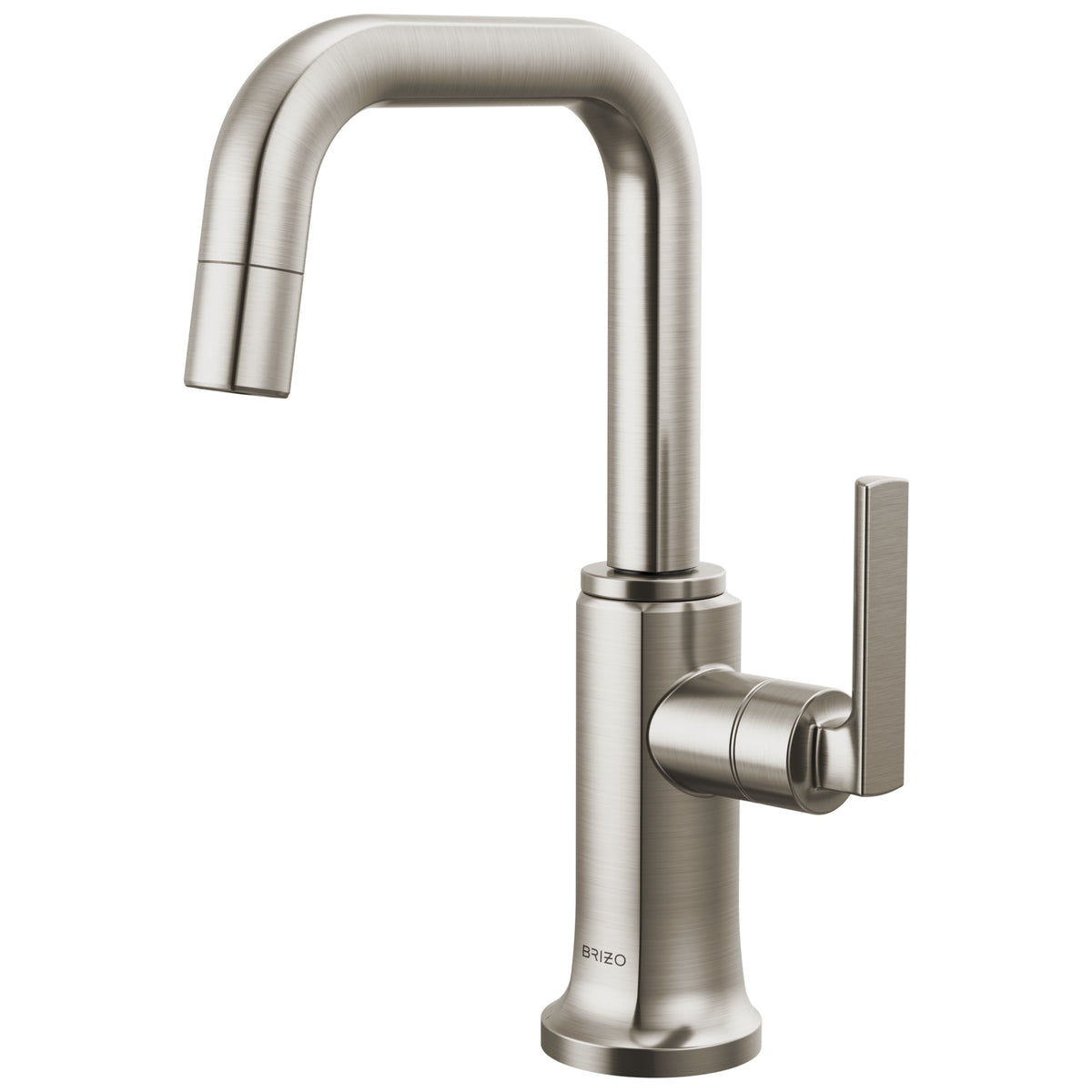 Brizo® 61307LF-C-SS-L Kintsu® Integrated Faucet with Arc Spout, 1.5 gpm Flow Rate, Stainless, 1 Handles
