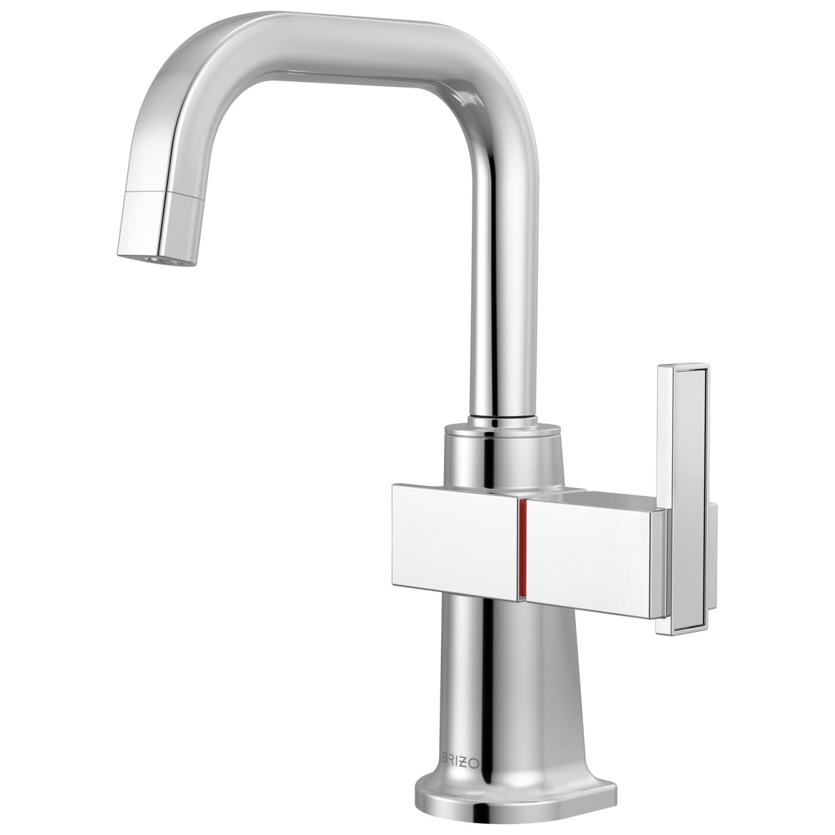Brizo® 61323LF-H-PC 61323LF Frank Lloyd Wright Hot Faucet, 1 gpm Flow Rate, Square Spout, Chrome, 1 Handles