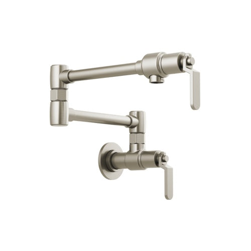Brizo® 62844LF Litze® Pot Filler, Brizo® Litze® Pot Filler, Commercial/Residential, 4 gpm Flow Rate, Swing Spout, 2 Handles, Import