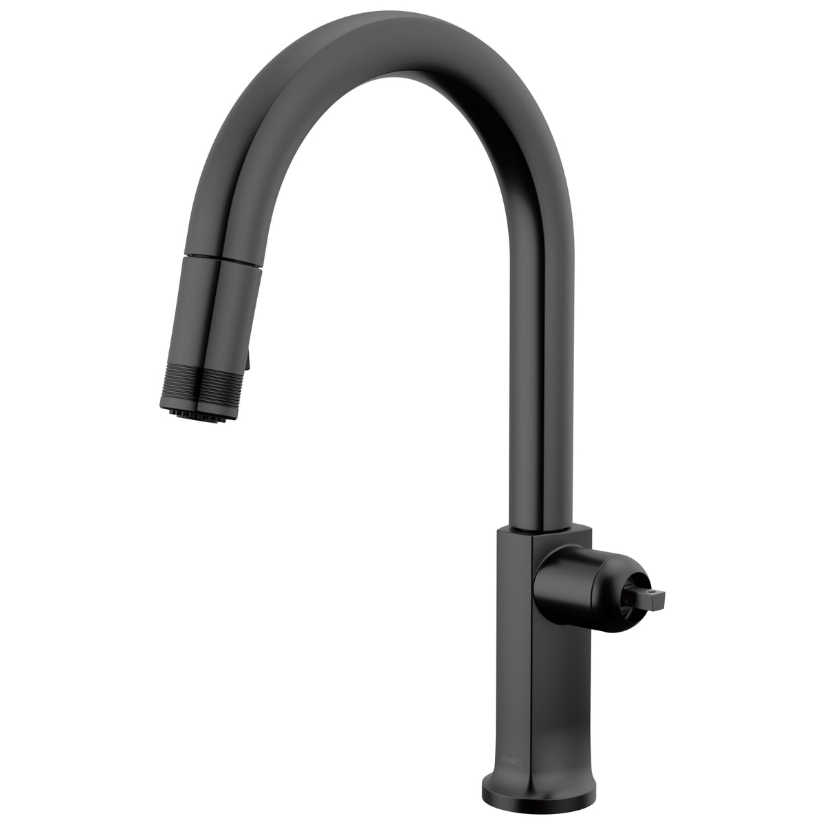 Brizo® 63006LF-BLLHP Kintsu® Single Handle Faucet with Arc Spout, 1.8 gpm Flow Rate, Matte Black, 1 Faucet Holes