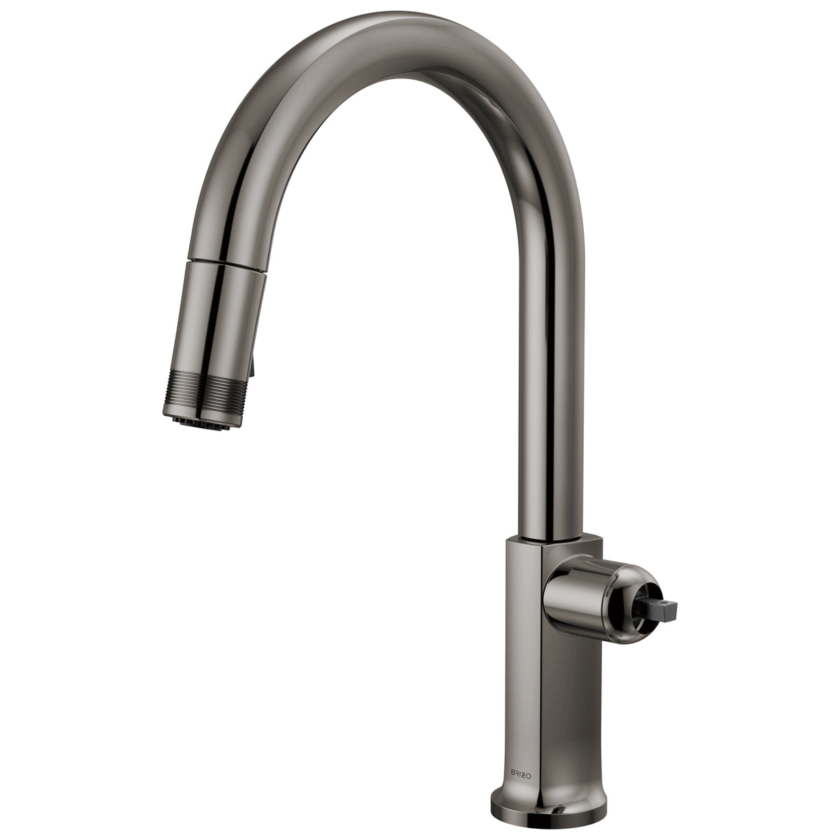 Brizo® 63006LF-BNXLHP-L Kintsu® Single Handle Faucet with Arc Spout, 1.8 gpm Flow Rate, Black Onyx, 1 Faucet Holes
