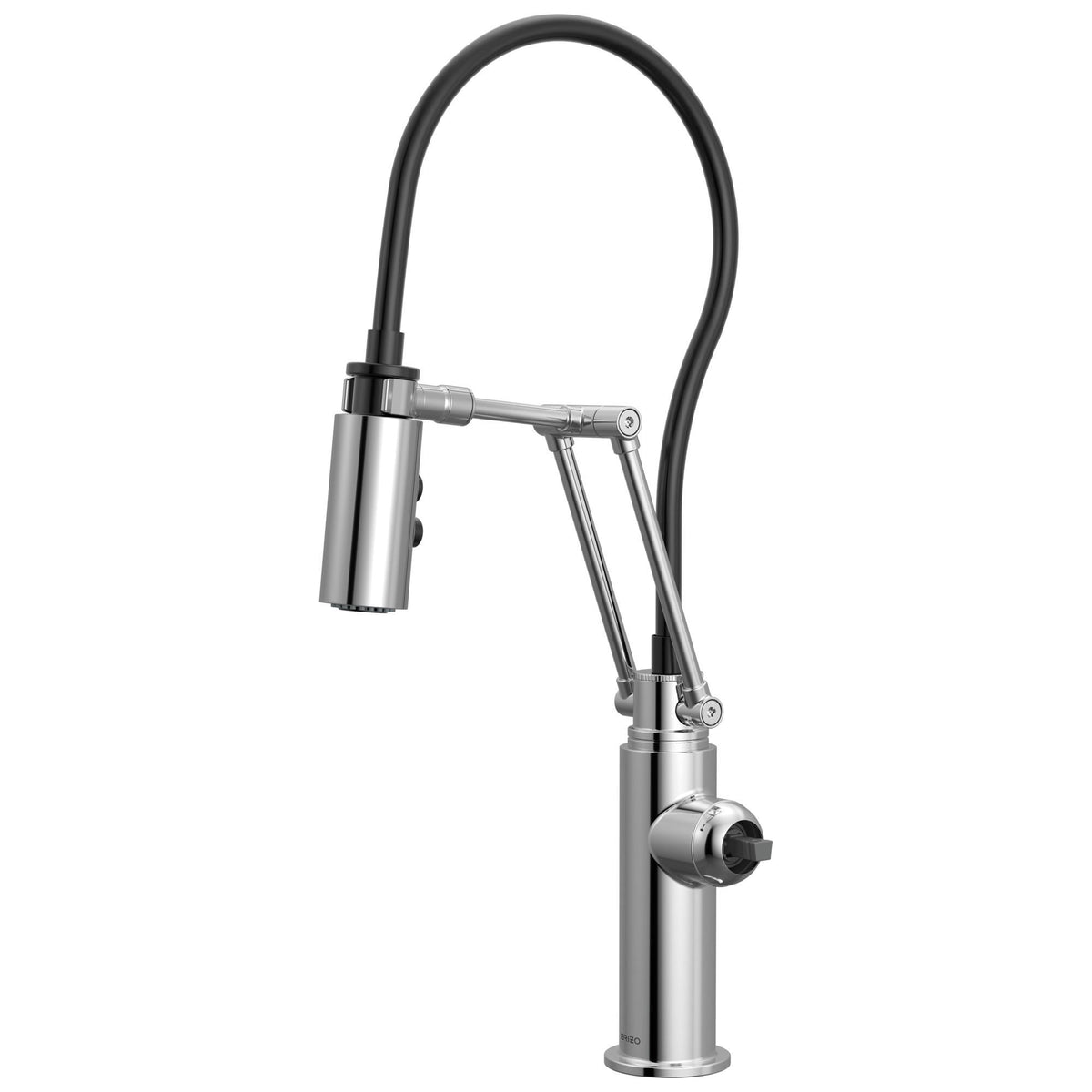 Brizo® 63221LF-PCLHP Odin® Dual-Jointed Kitchen Faucet, 1.8 gpm Flow Rate, Chrome, 1 Handles, 1 Faucet Holes, Function: Kitchen