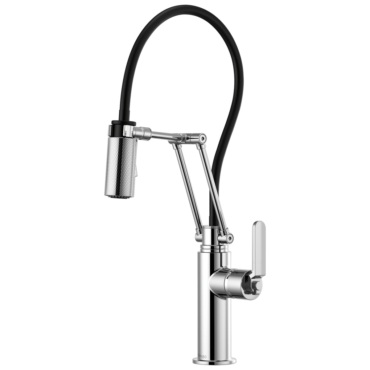 Litze - Articulating Kitchen Faucet - Polished Chrome - Zinc