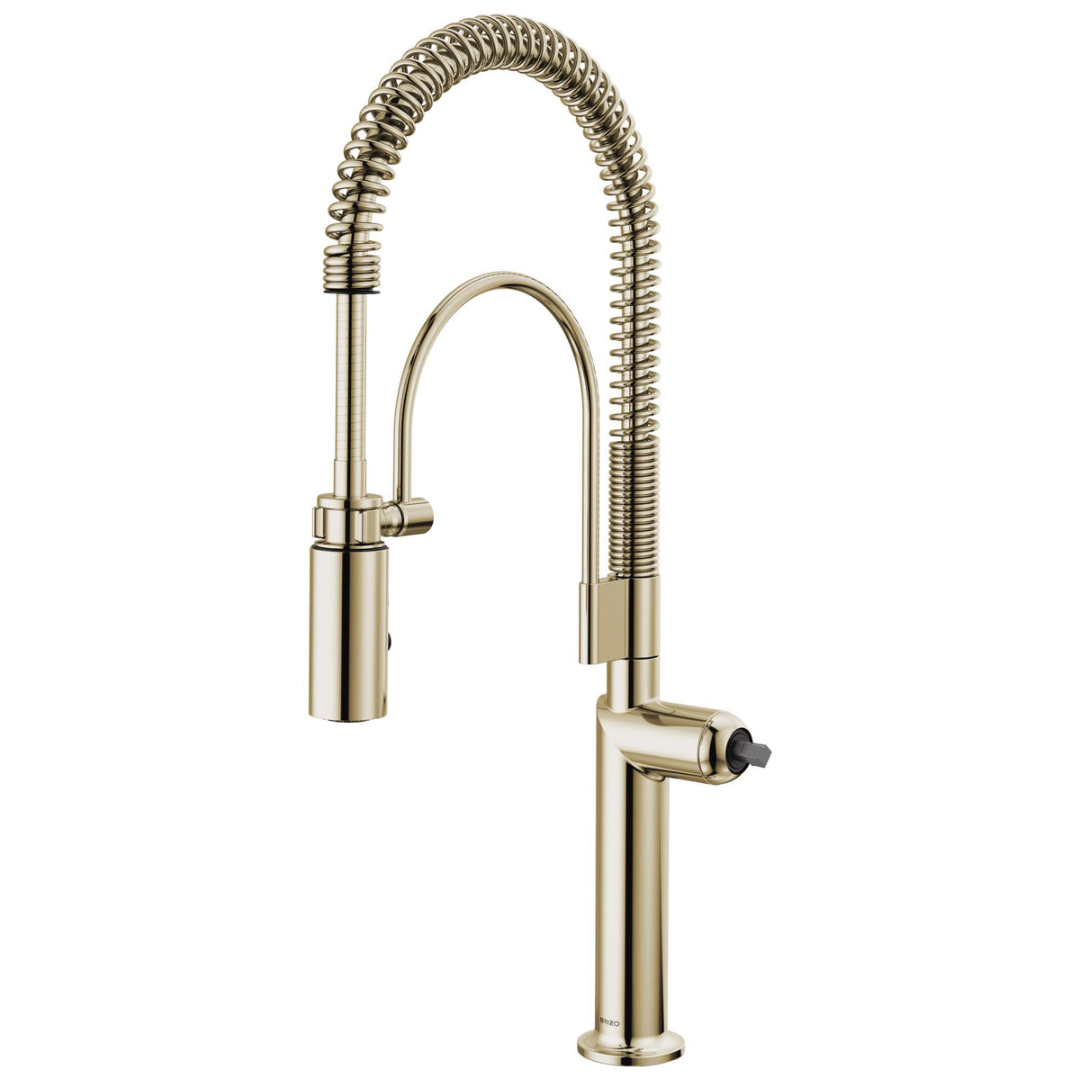 Brizo® 63375LF-PNLHP Odin® Semi-Professional Kitchen Faucet, 1.8 gpm Flow Rate, Polished Nickel, 1 Faucet Holes, Import, Commercial