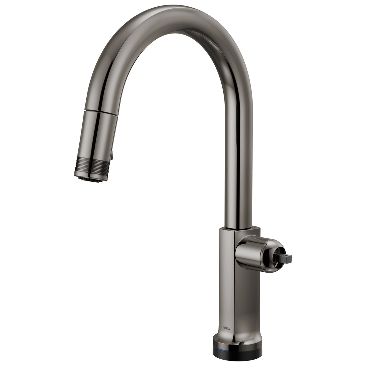 Brizo® 64006LF-BNXLHP-L Kintsu® Single Handle Faucet with Arc Spout, 1.8 gpm Flow Rate, Black Onyx, 1 Faucet Holes