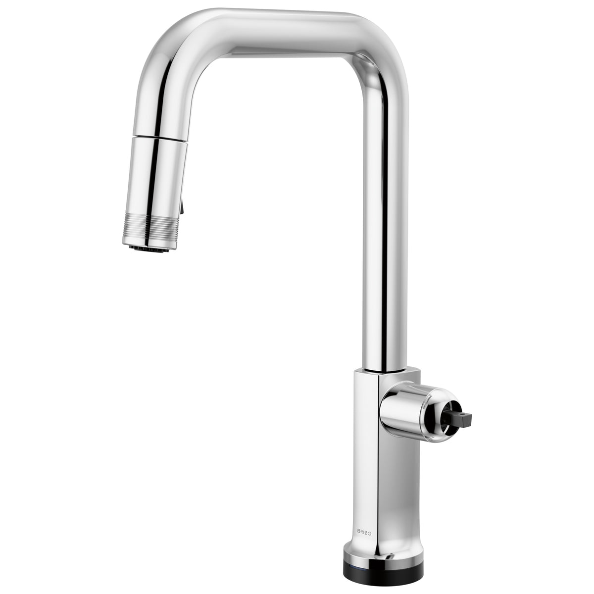 Brizo® 64007LF-PCLHP-L Kintsu® Single Handle Faucet with Square Spout, 1.8 gpm Flow Rate, Chrome, 1 Faucet Holes