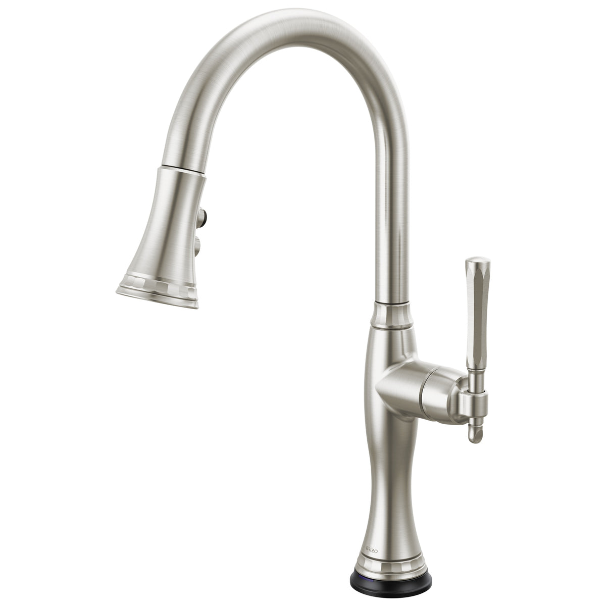 Brizo® 64058LF-SS Pull-Down Kitchen Faucet, 1.8 gpm Flow Rate, Stainless, 1 Handles, 1 Faucet Holes, Spray/Aerated Stream Function, Import