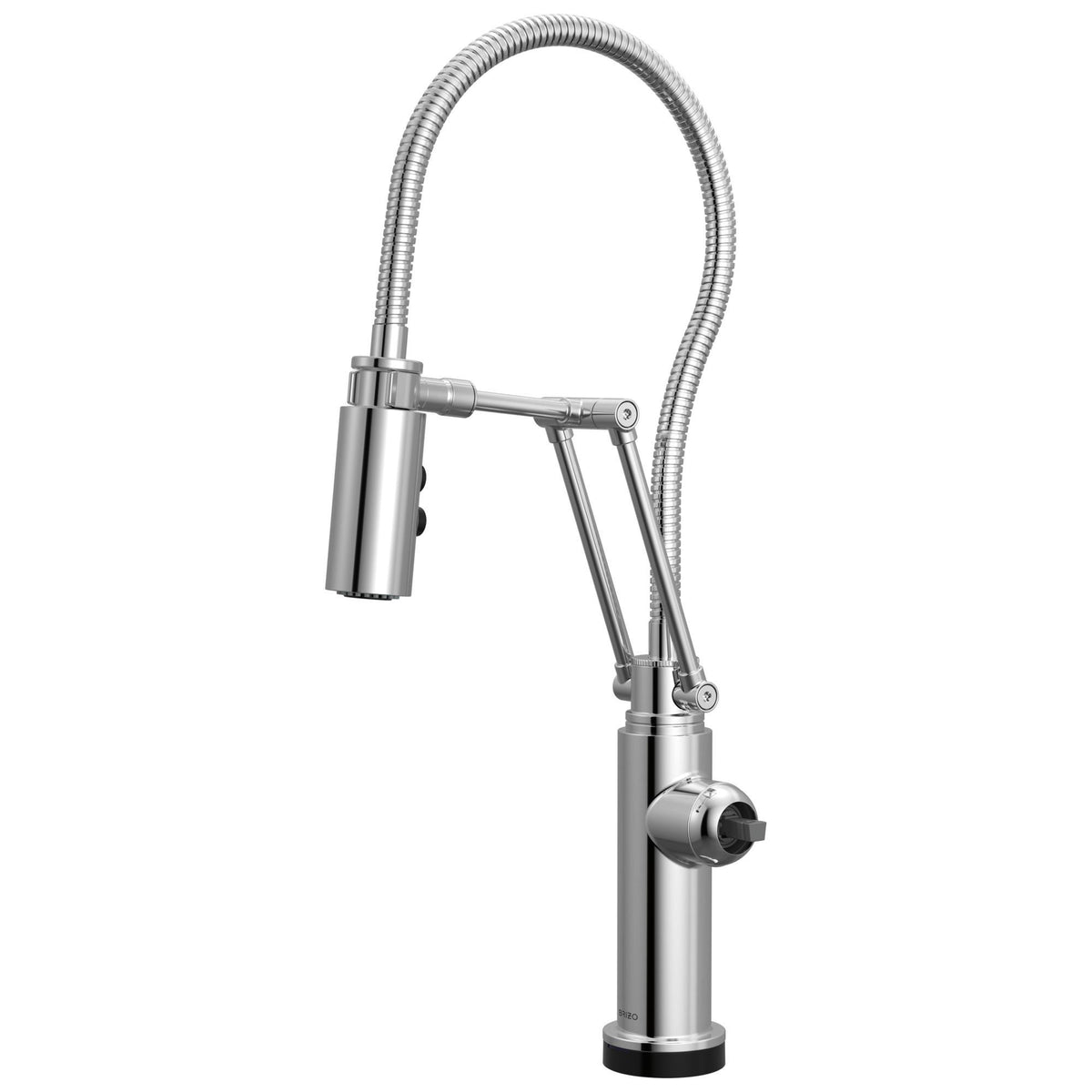 Odin - Dual-Jointed Kitchen Faucet - Chrome - Deck Mount
