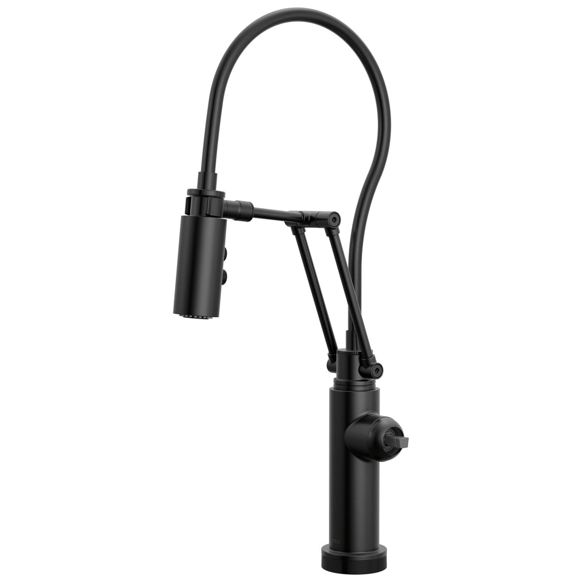 Brizo® 64221LF-BLLHP Odin® Dual-Jointed Kitchen Faucet, 1.8 gpm Flow Rate, Matte Black, 1 Handles, 1 Faucet Holes, Function: Kitchen