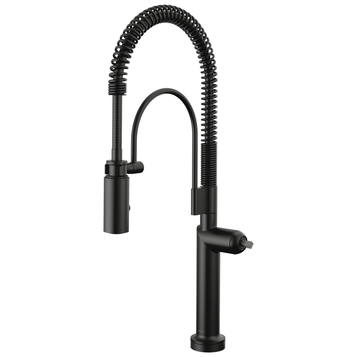 Brizo® 64375LF-BLLHP Odin® Semi-Professional Kitchen Faucet, 1.8 gpm Flow Rate, Matte Black, 1 Faucet Holes, Import, Commercial