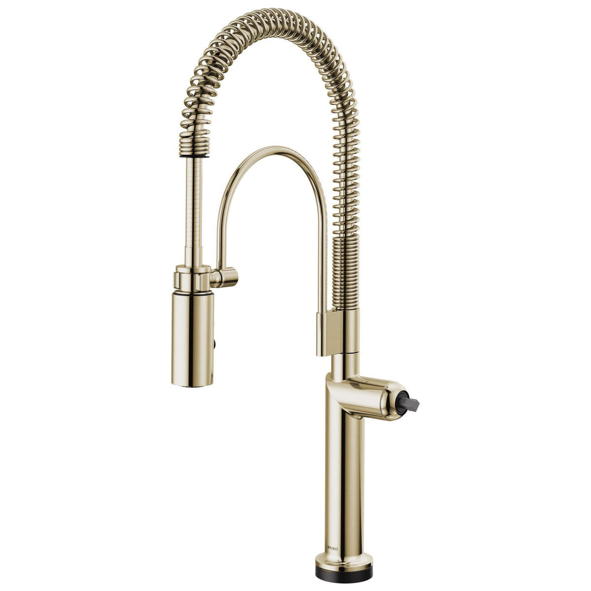 Brizo® 64375LF-PNLHP Odin® Semi-Professional Kitchen Faucet, 1.8 gpm Flow Rate, Polished Nickel, 1 Faucet Holes, Import, Commercial
