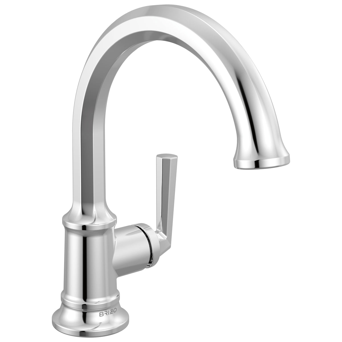 Brizo® 65065LF-PC 65065LF Beauclere™ Faucet Single Handle Lavatory, Commercial, 1.2 gpm Flow Rate, 5-7/16 in H Spout, 1 Handles, 1 Faucet Holes, Chrome, Function: Lavatory