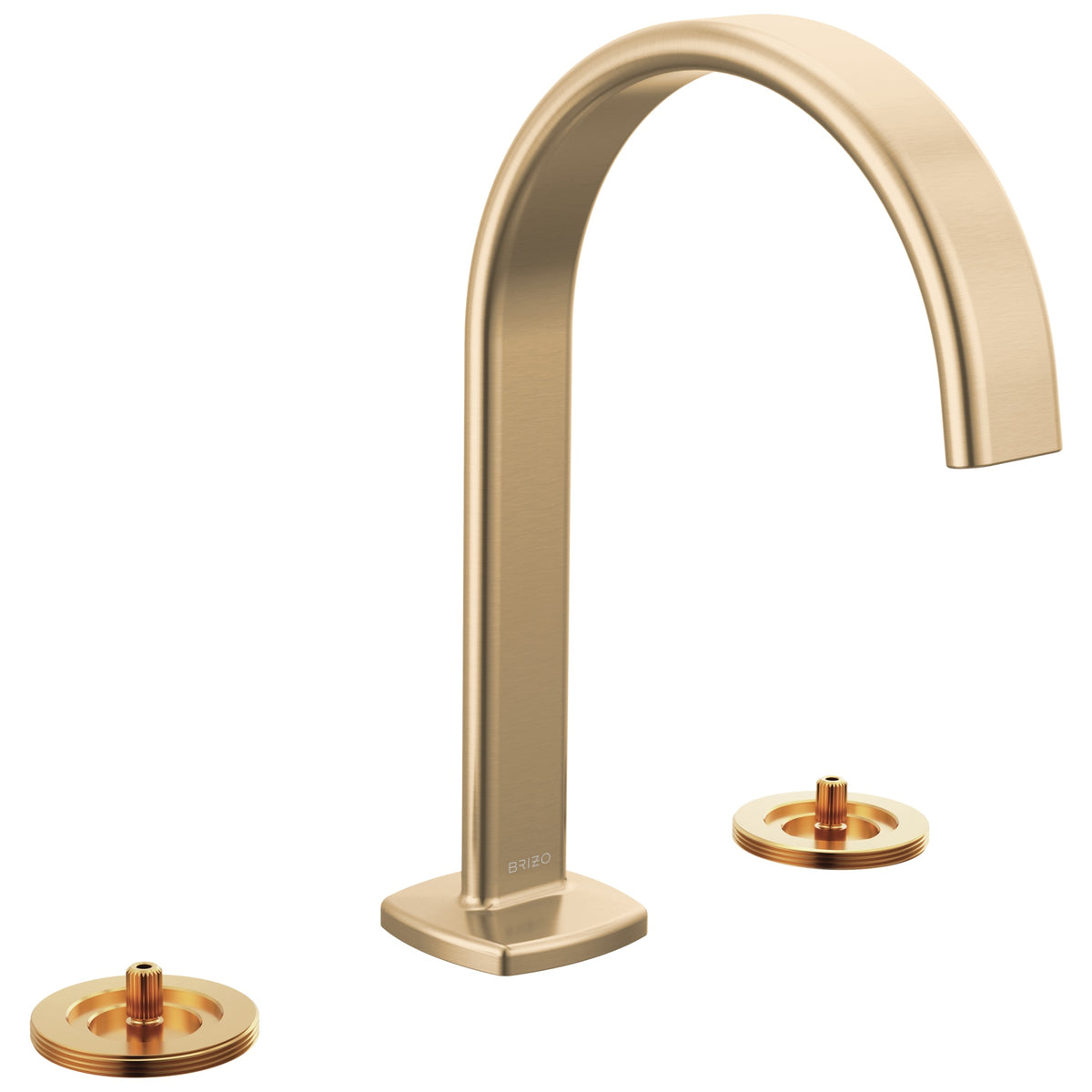 Brizo® 65367LF-GLLHP-ECO Bathroom Faucet, 1.2 gpm Flow Rate, 5.25 in H Spout, 10, 11, 12, 13, 14, 15, 16, 4, 5, 6, 7, 8, 9 in Center, Luxe Gold, 2 Handles, Import