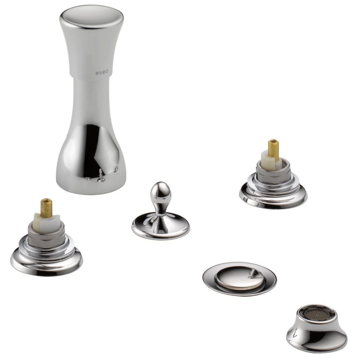 Charlotte - Widespread Bidet Faucet - Brass - Deck Mount