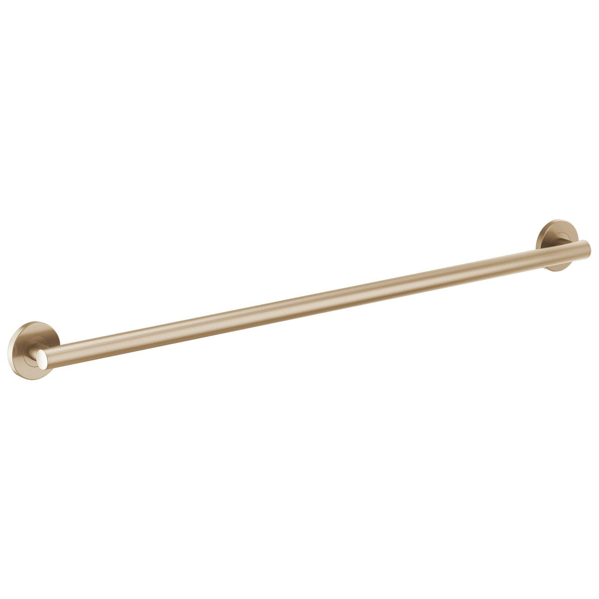 Euro - Round Decorative Grab Bar - Luxe Gold - 42"