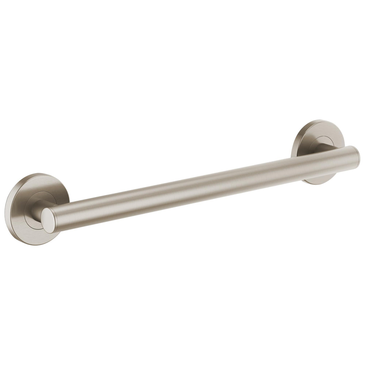 Euro - Round Decorative Grab Bar - 18" - Concealed