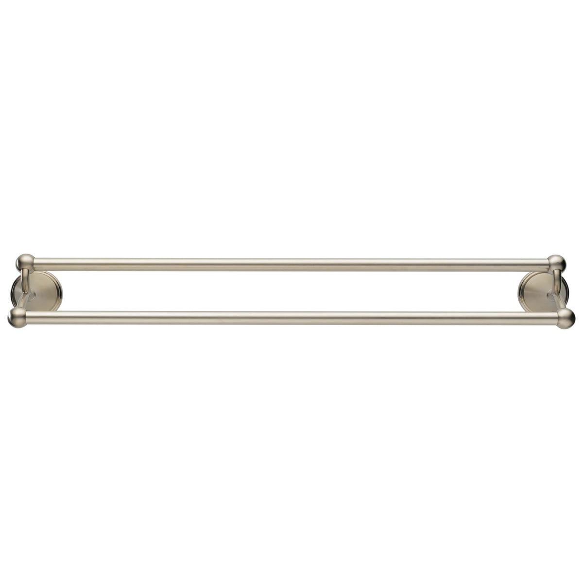 Round Traditional Double Towel Bar - 24"