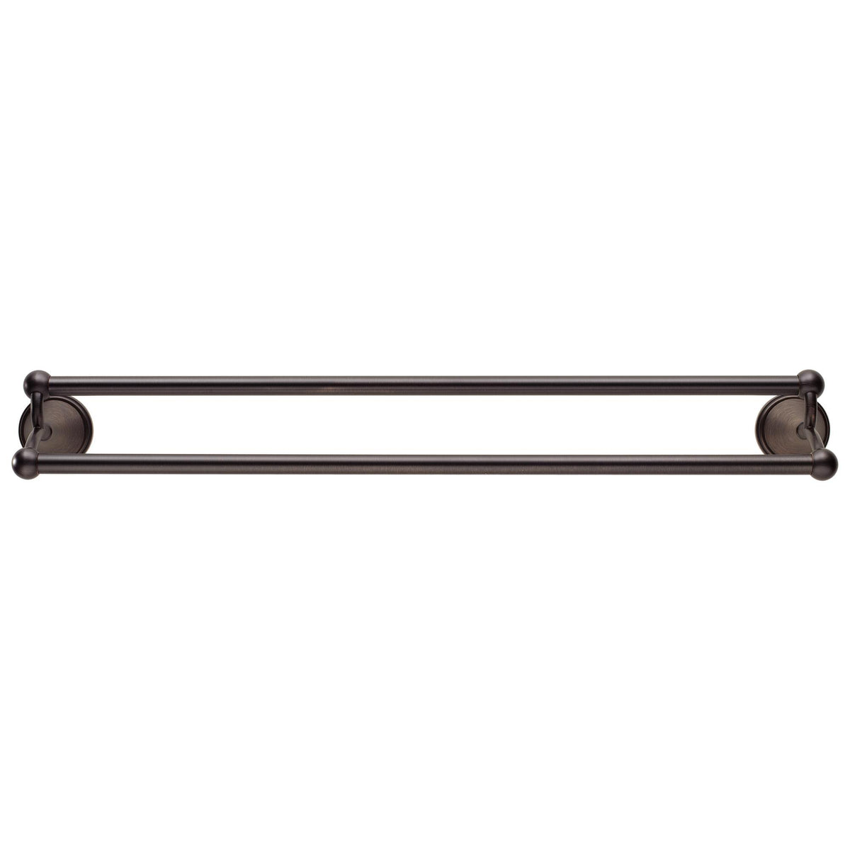 24" Double Towel Bar - Zinc