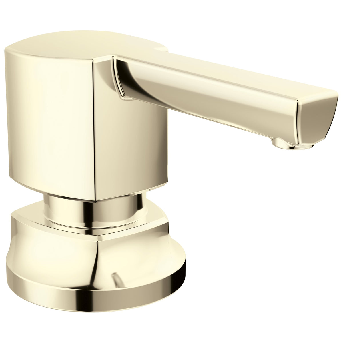 Brizo® 695306-PN-L Kintsu Refillable Dispenser, Lumicoat Polished Nickel, 15 oz Capacity, Deck Mount, Zinc, Import
