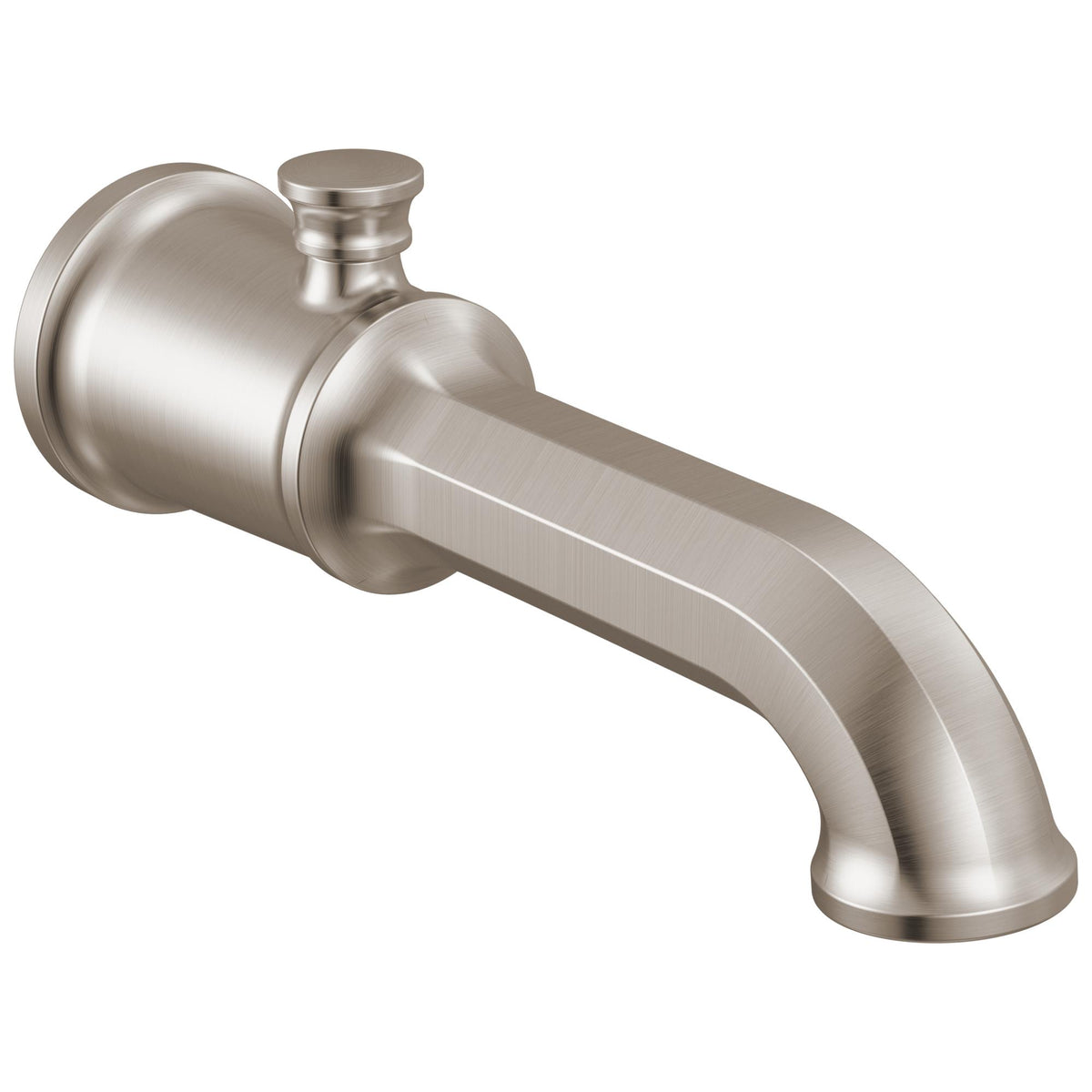 Brizo® 73565-NK Beauclere™ Showering Component Tub Spout, 1/2 in NPT, Brass, Luxe Nickel, Commercial
