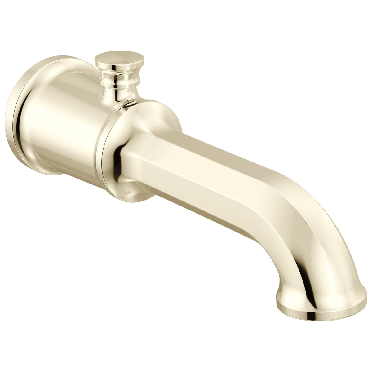 Brizo® 73565-PN Beauclere™ Showering Component Tub Spout, 1/2 in NPT, Brass, Polished Nickel, Commercial