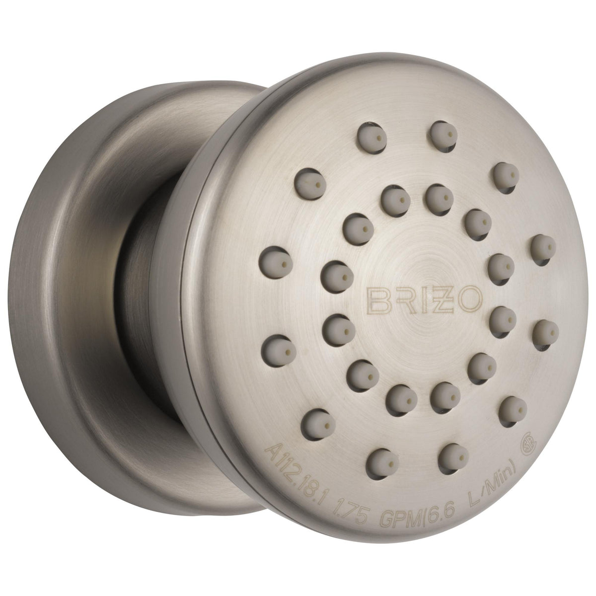 Brizo® 84110-NK Touch-Clean® Body Spray, (1) Spray, 2 gpm Maximum, Wall Mount, Import