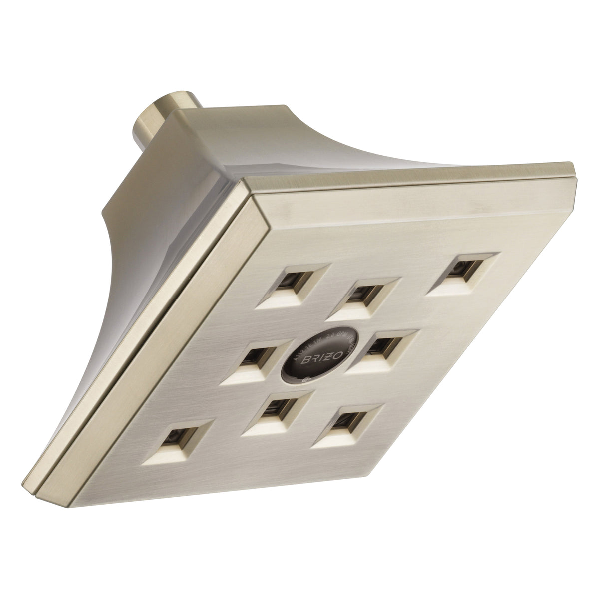 Rsvp - Raincan Shower Head - Brushed Nickel - Wall Mount