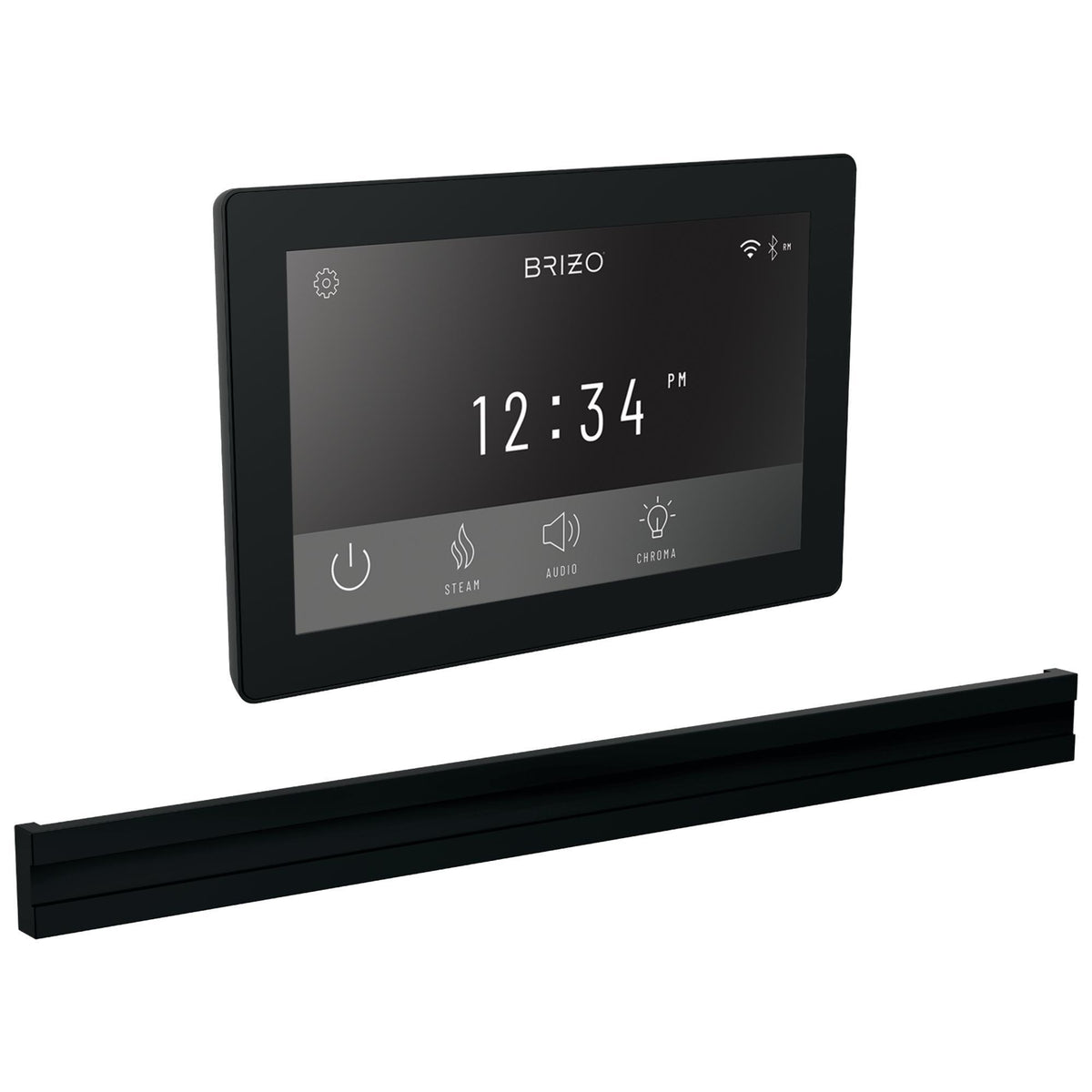 Brizo® 8CB-600S-BL Bilateral Steam Shower Control, Digital Display, Matte Black