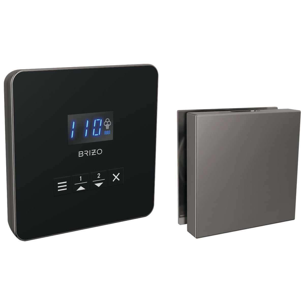 Square Steam Shower Control - 8CH-250L-BNX-L