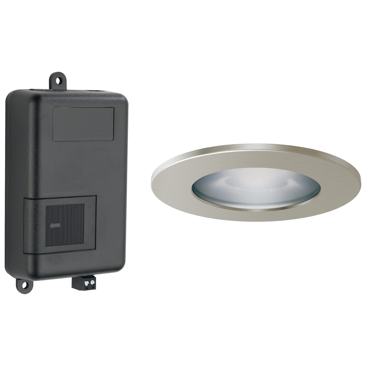 Brizo® 8SP-MU-4-BN-L LED Light Chromatherapy System and Trim Ring, For Use With 8CB-600/8CH-600 and 8CN-600 control, 60 Watt Incandescent Bulb, Lumicoat Brushed Nickel