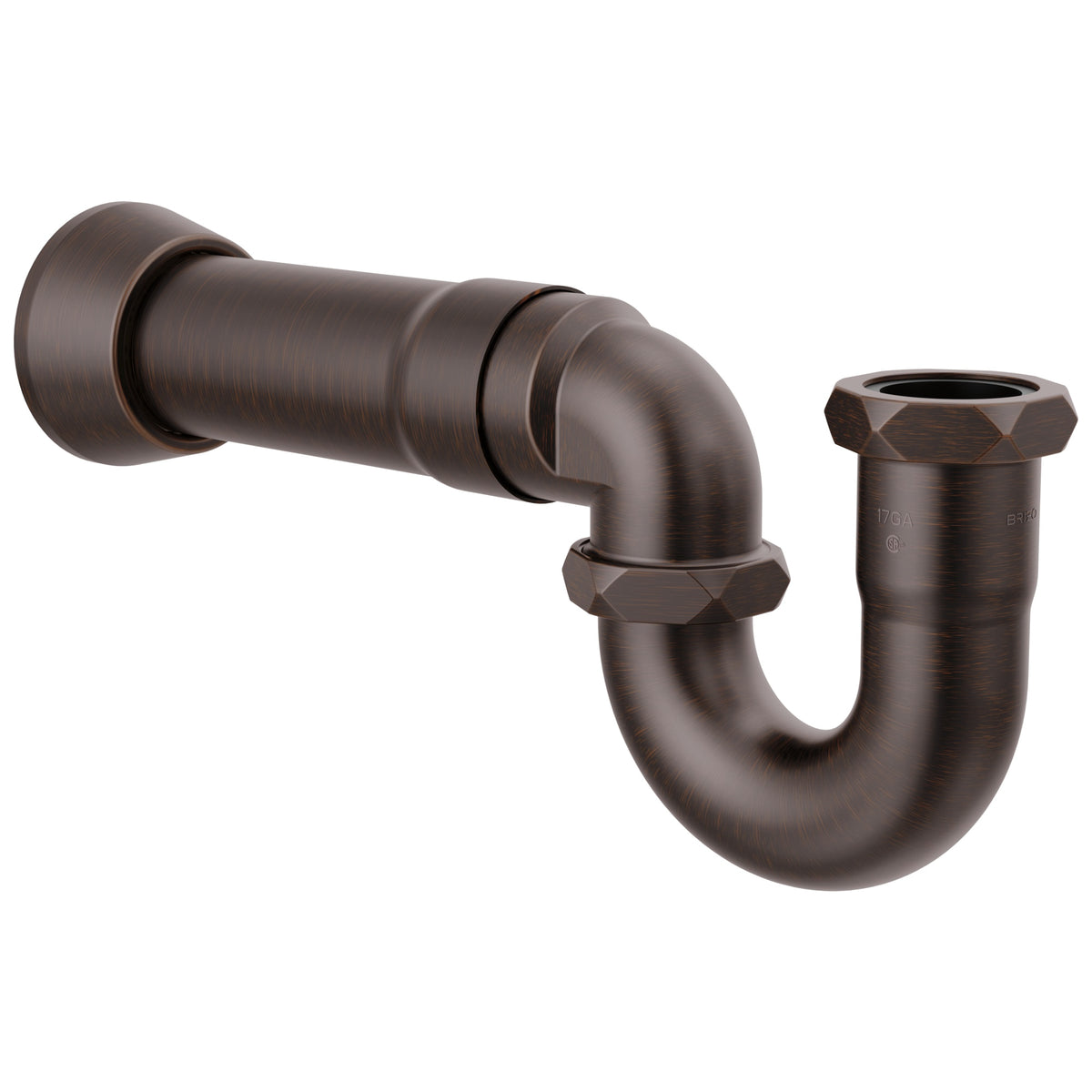 Brizo® BT031121-RB Adjustable P-Trap, Solid Brass, Import