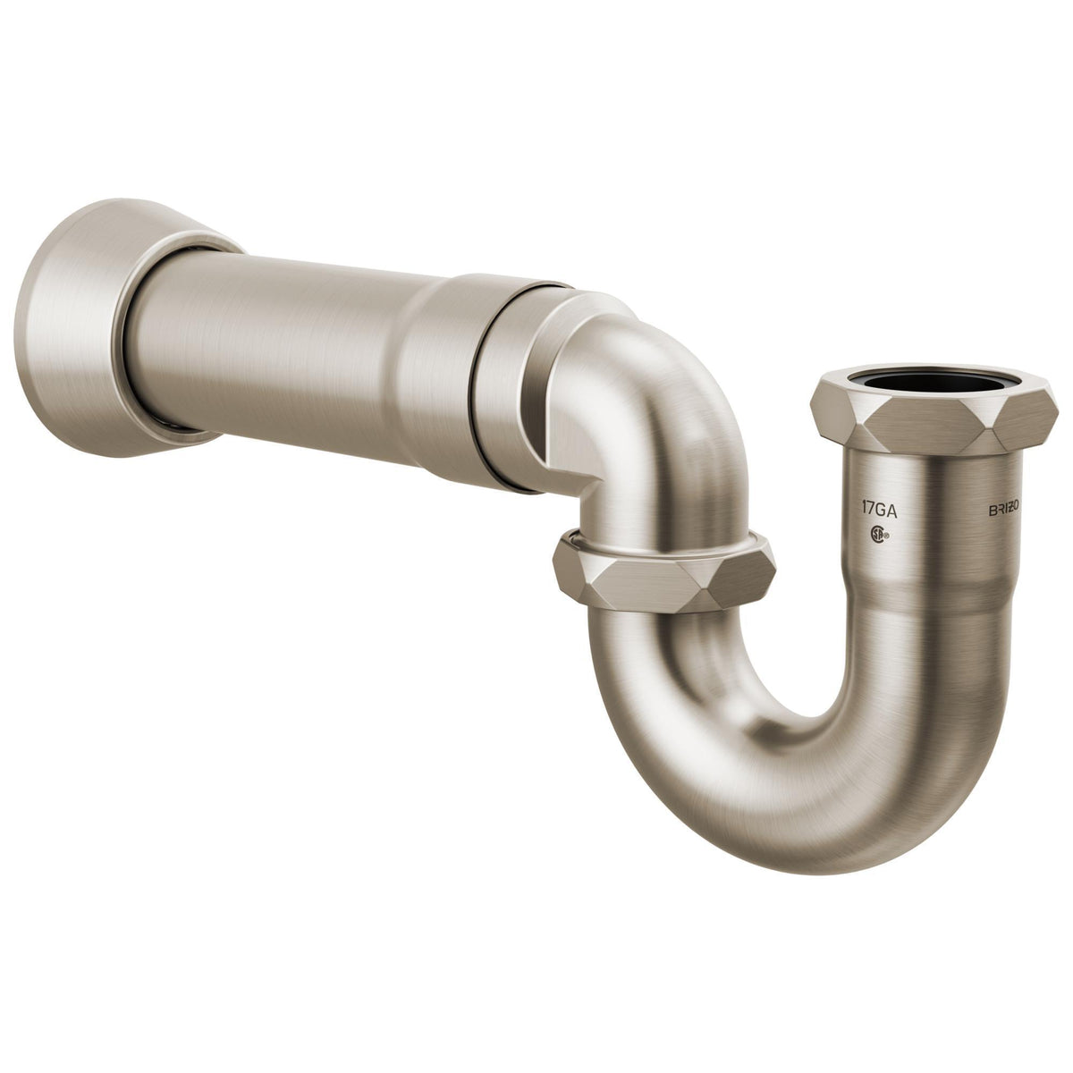 Brizo® BT031121-NK Adjustable P-Trap, Solid Brass, Import