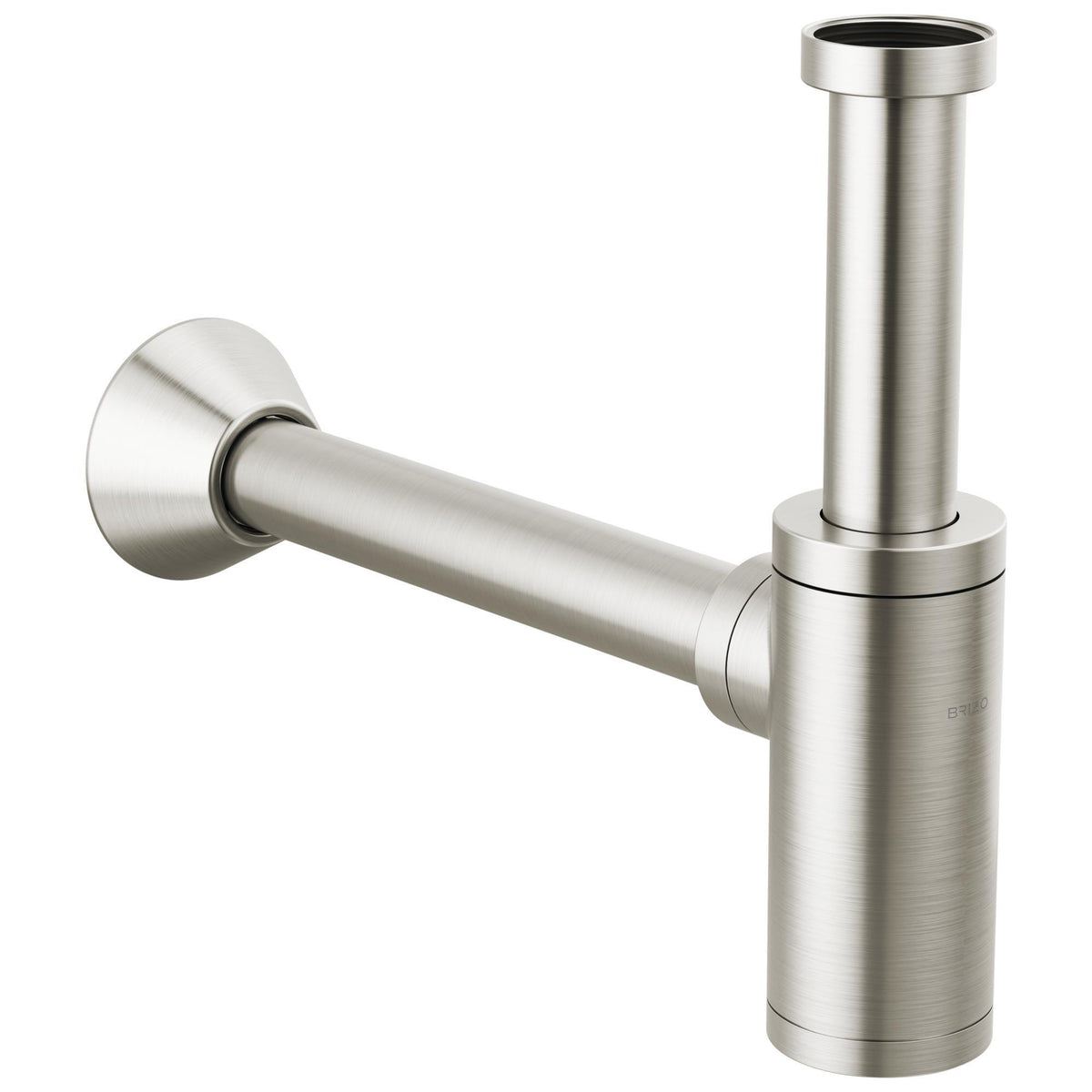 Brizo® BT041142-BN Bottle Trap with Flange, Brass, Brushed Nickel, Import