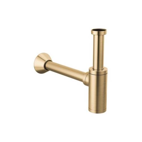 Bottle Trap with Flange - Brass - Luxe Gold