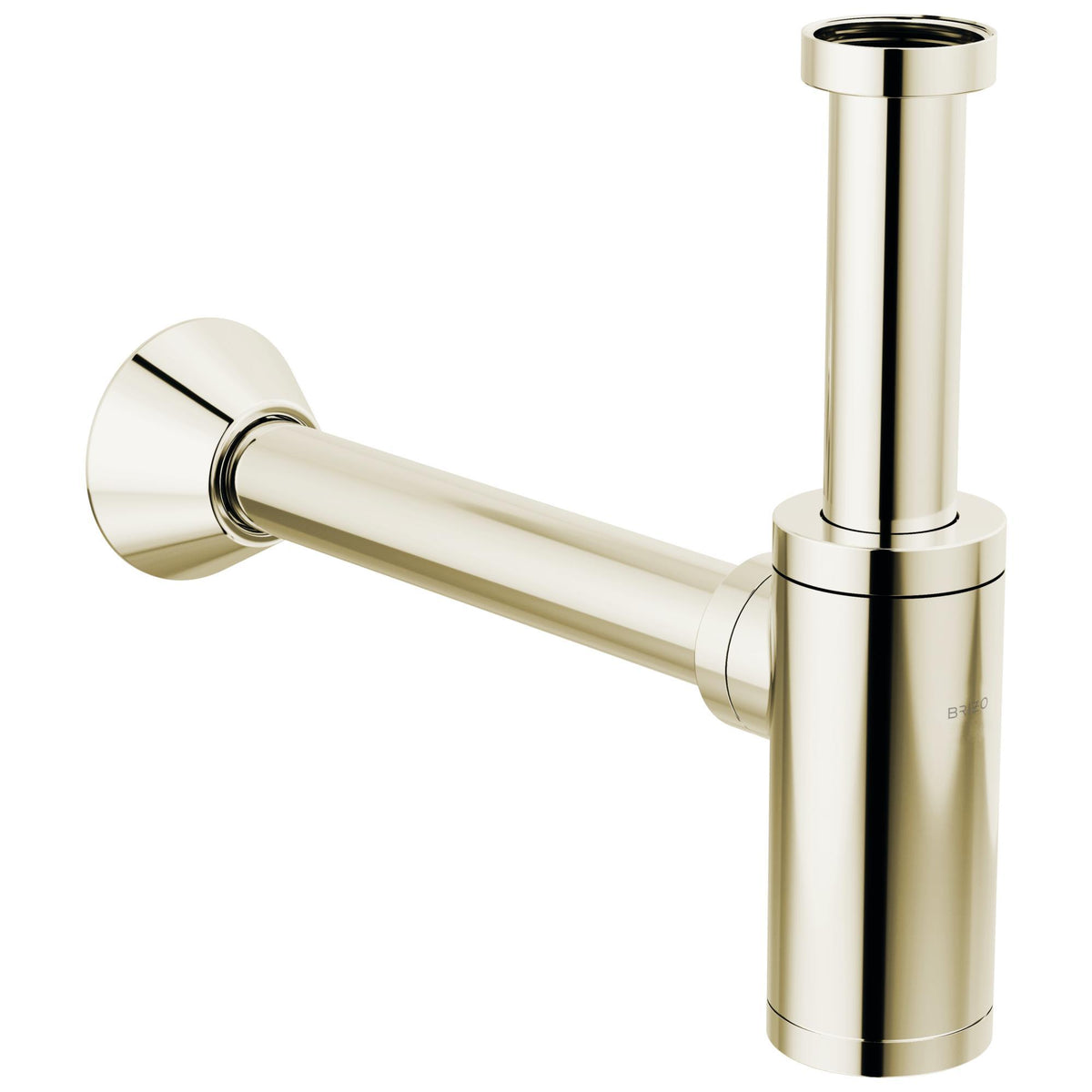 Brizo® BT041142-PN Bottle Trap with Flange, Brass, Polished Nickel, Import