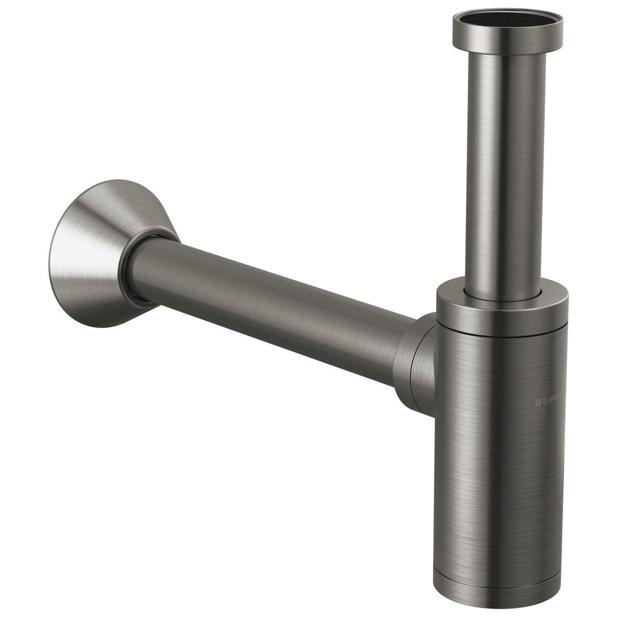 Bottle Trap with Flange - Brass - Luxe Steel