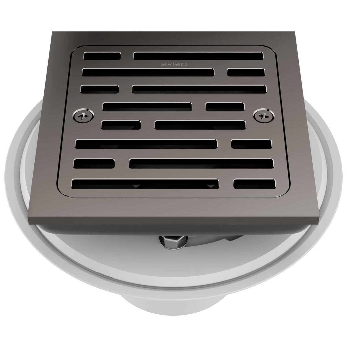 Brizo® BT062415-BNX Square Shower Drain, 4 in Nominal, Import