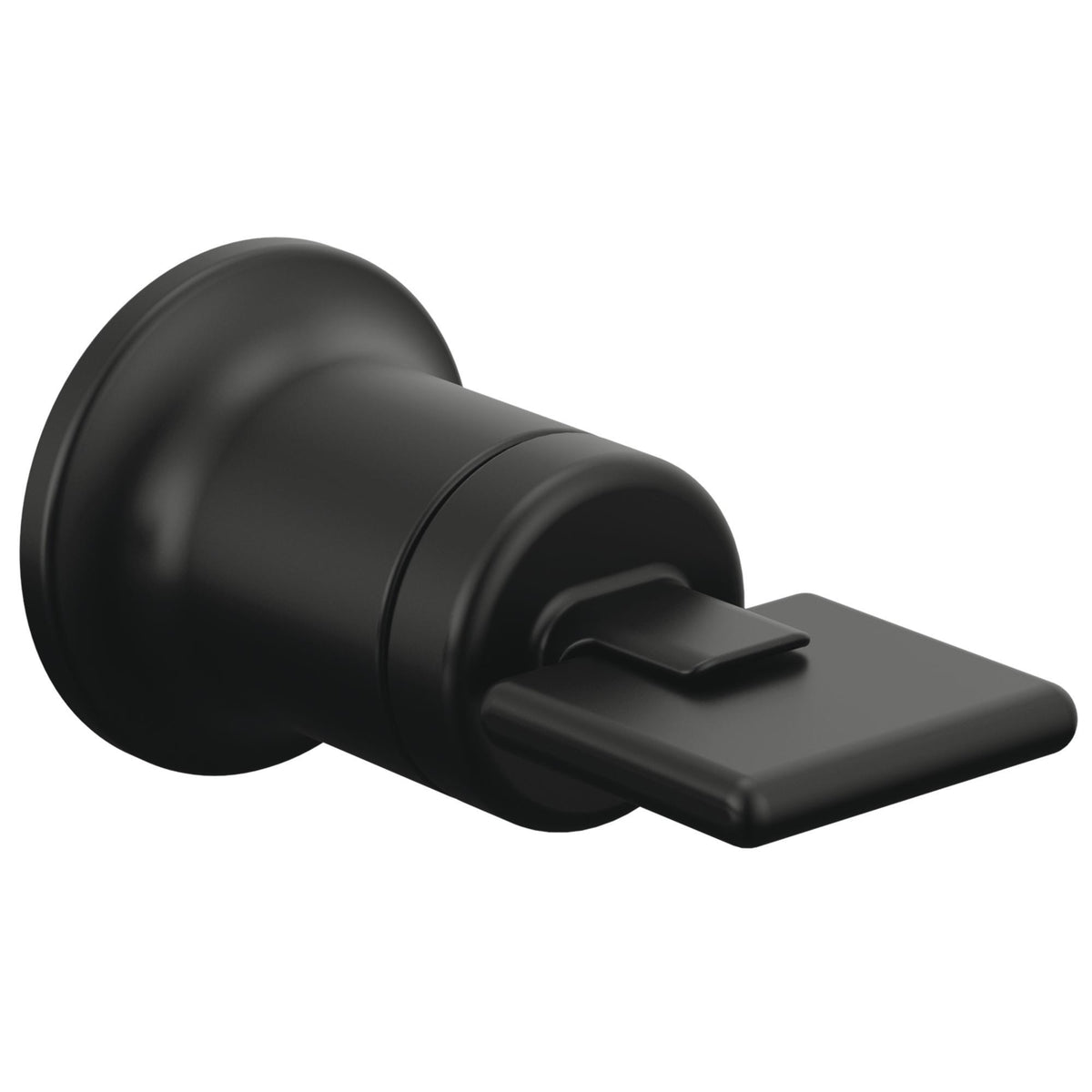 Allaria - 1-Handle Bathroom Knob Handle Kit - Matte Black