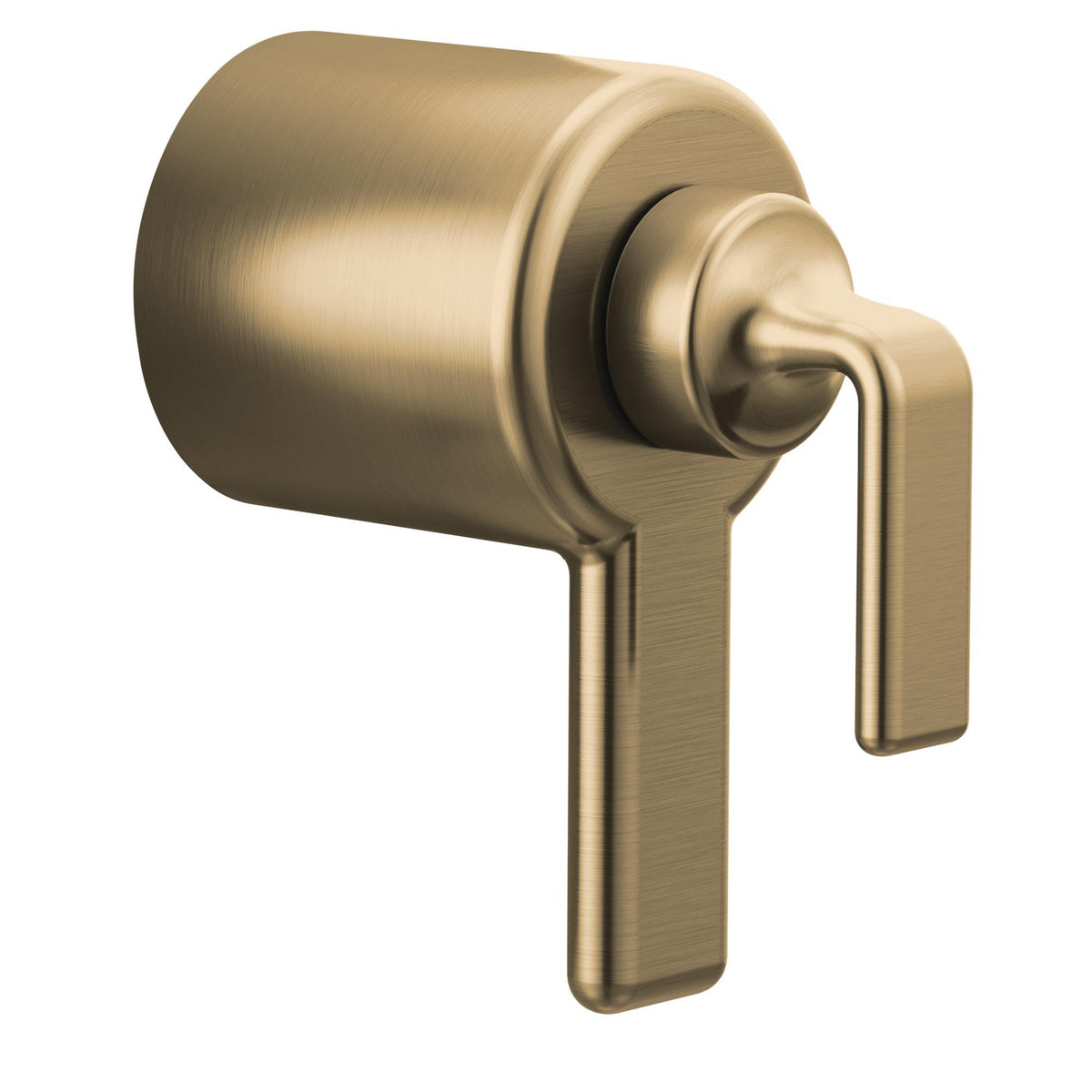 Allaria - 2-Handle Trim Twist Lever Handle Kit - Luxe Gold