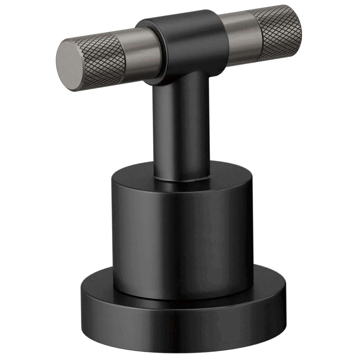 Litze - Two Tub Handle Kit - Zinc - Matte Black/Luxe Steel
